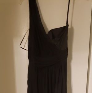 Black Bari Jay Bridesmaid's Gown